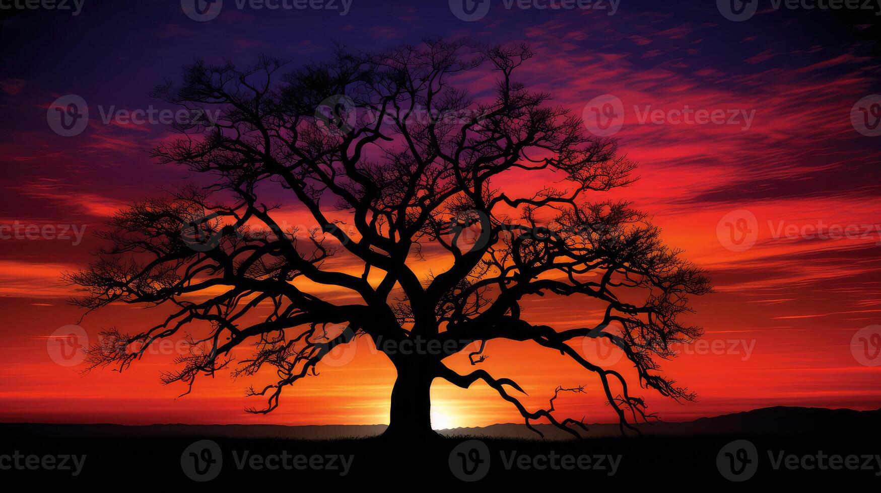 silhouette dark tree clipart photo