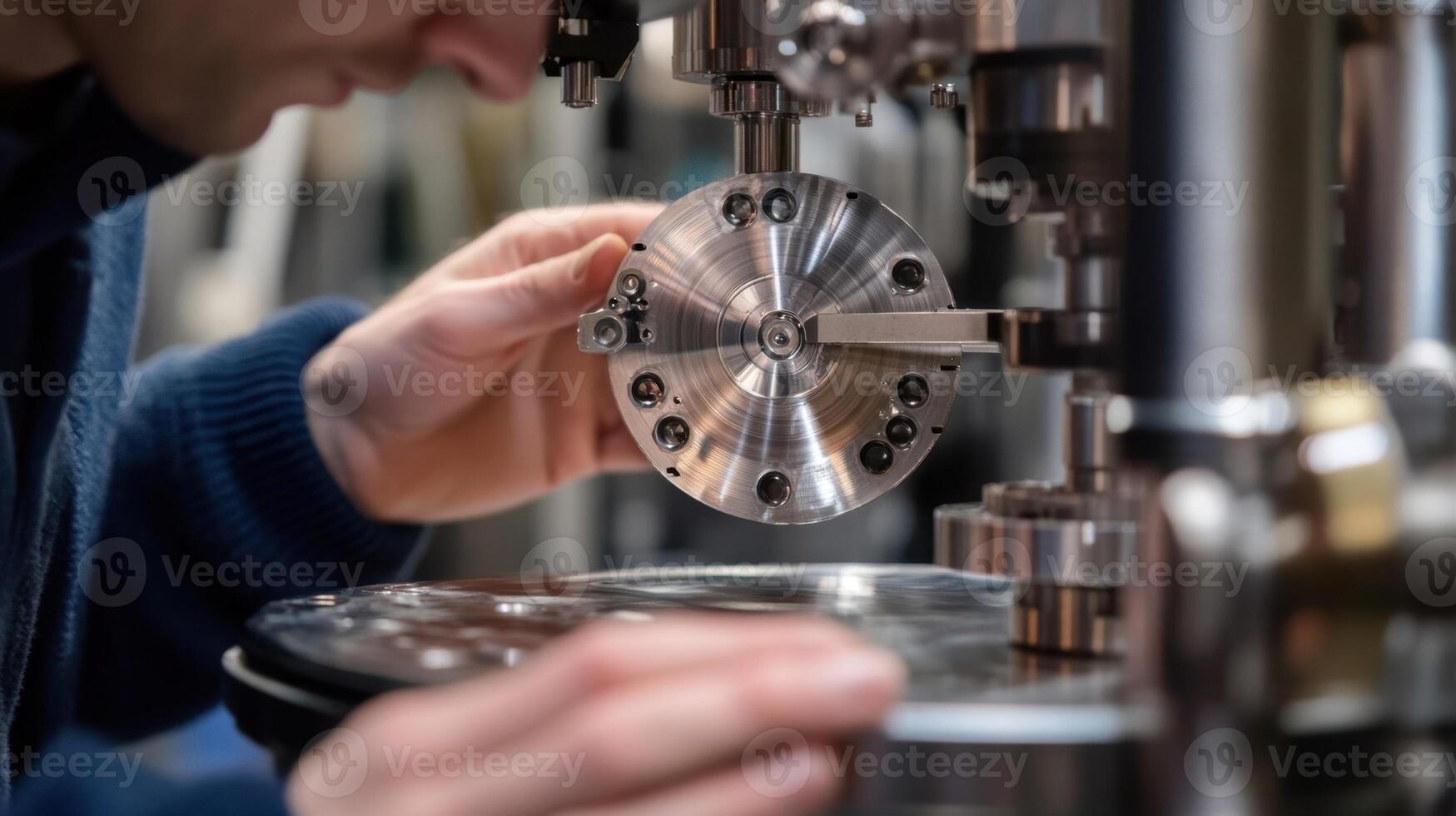 Precision engineering with advanced scientific equipment photo