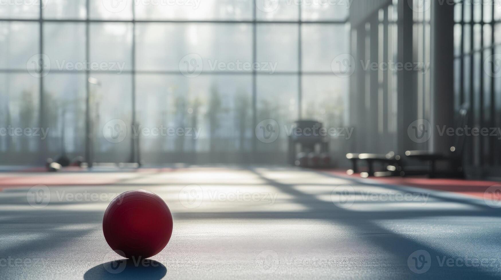 the background reveals the expanse of the practice area in soft focus enhancing the energy of the scene photo