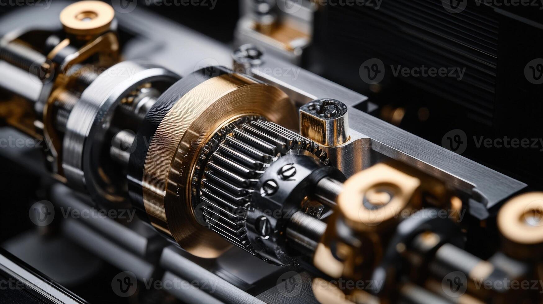 A focused view on the shutter assembly from a side angle emphasizing the tension springs and pivot points revealing the mechanical complexity and craftsmanship involved in achievin photo