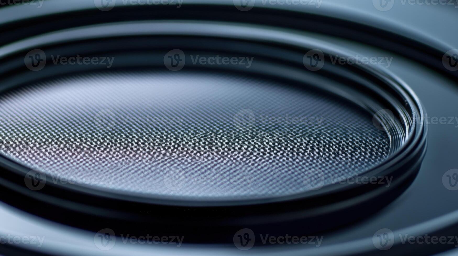 Close up of camera lens showing intricate sensor grid detail photo