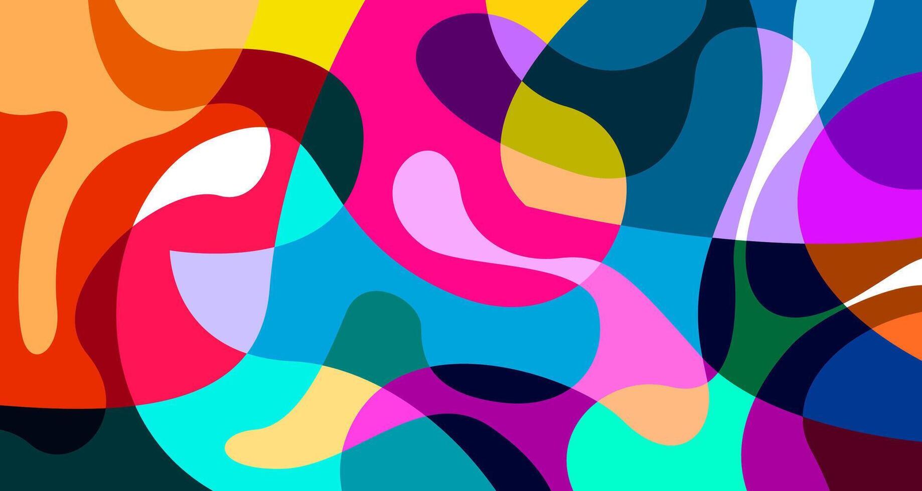 Abstract colorful abstract background vector