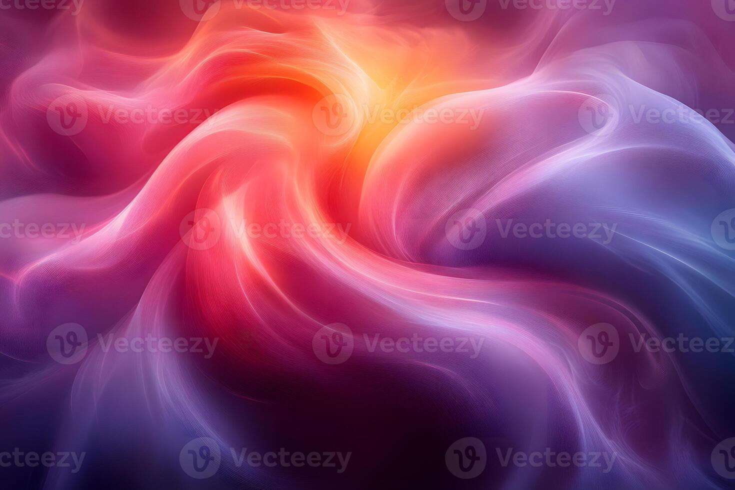 Dreamy Abstract Swirling Gradient Light Waves for Creative Design and Digital Art photo