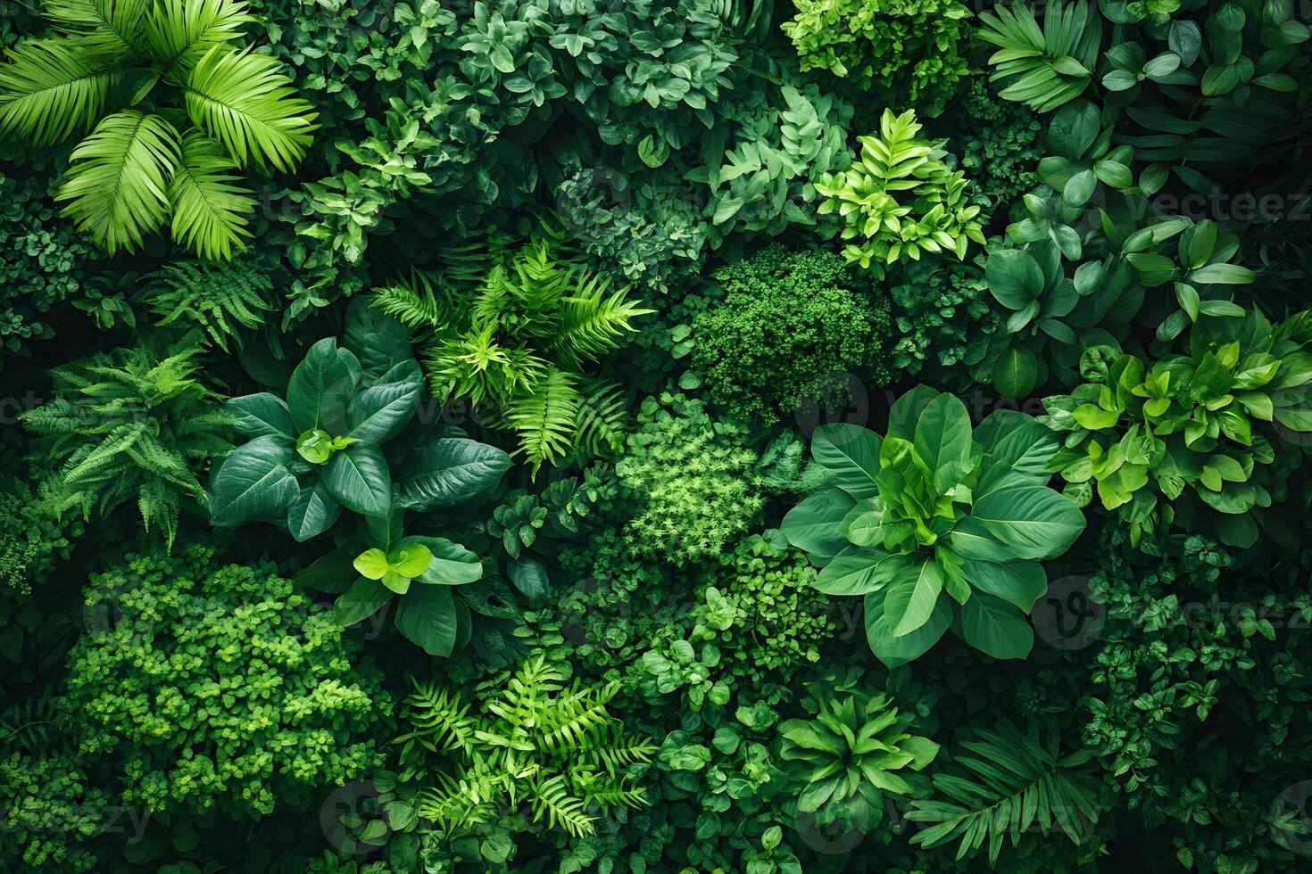 Vibrant Green Foliage Texture for Botany and Environmental Design Projects photo
