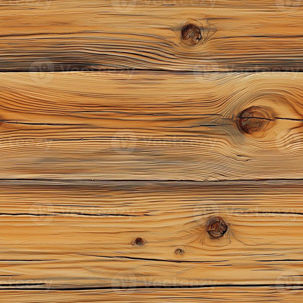 Close-up of natural wooden planks with grain texture for background use photo