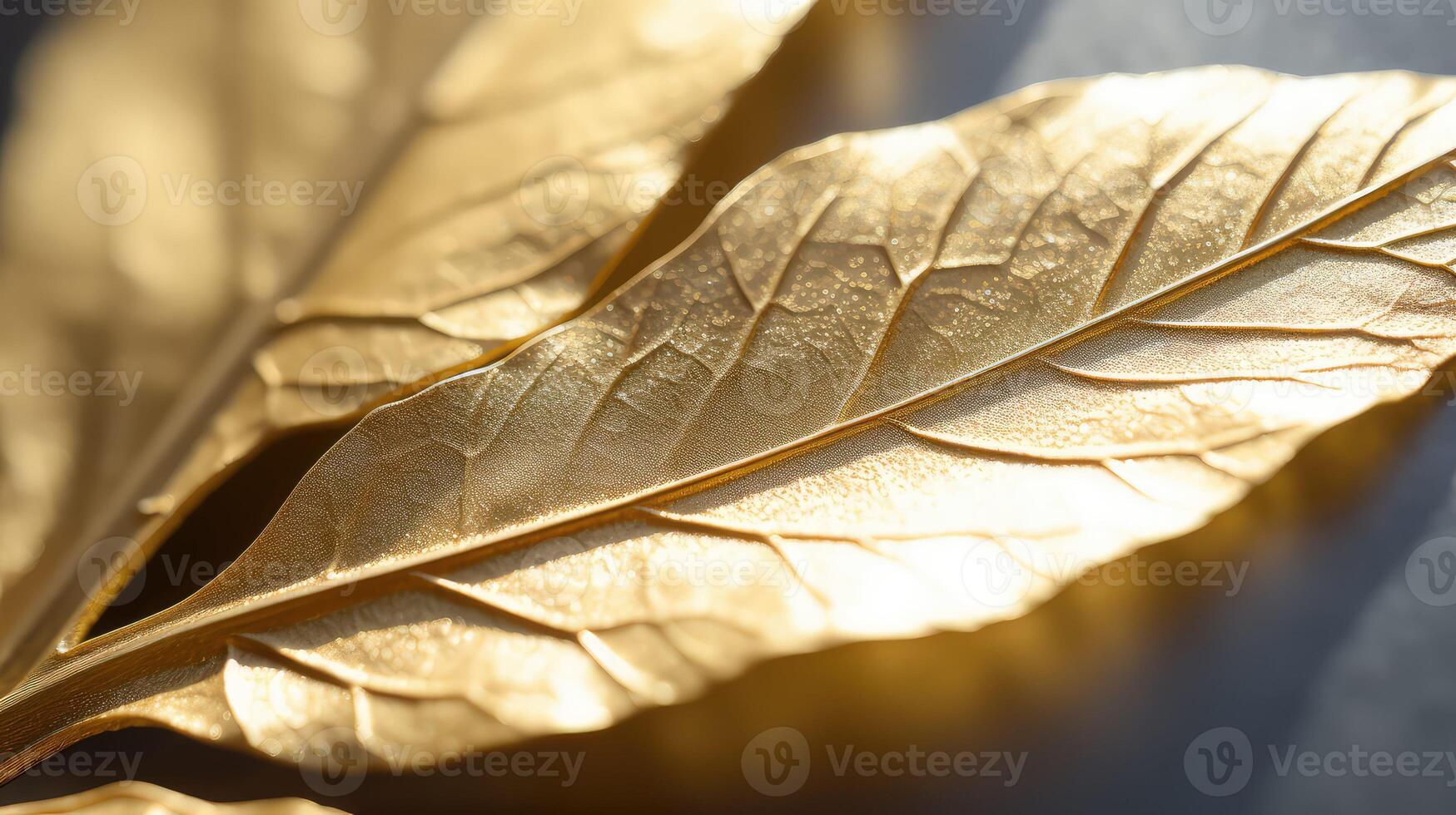 shine gold laurel leaf photo