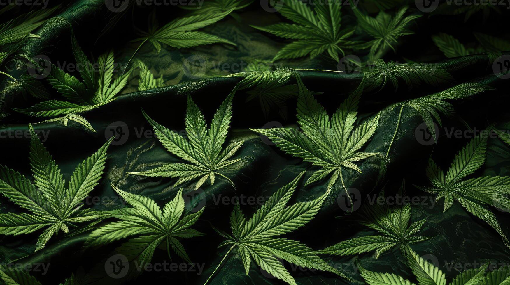 design hemp leaf pattern photo
