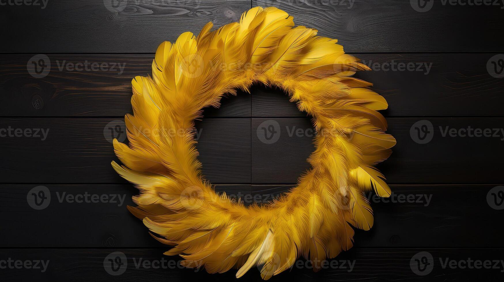 surface yellow feather photo
