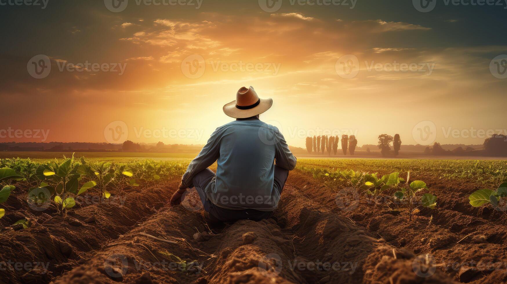agriculture farmer planting photo