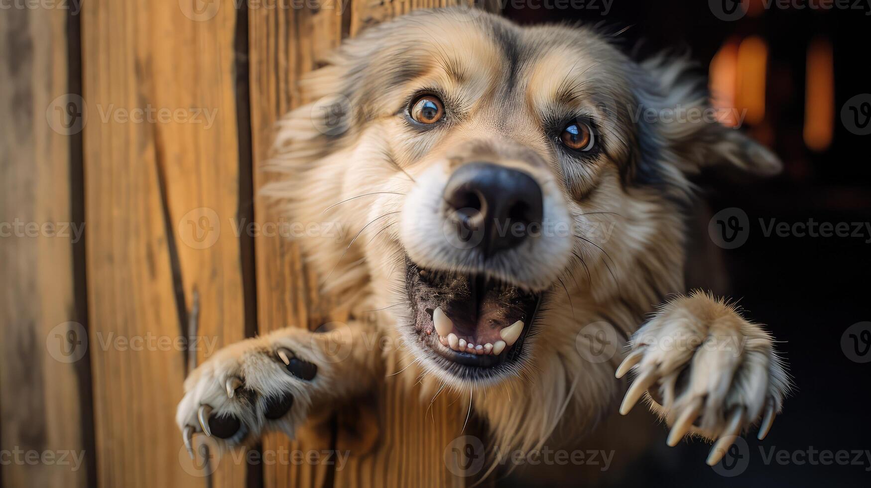 noise dog bark door photo