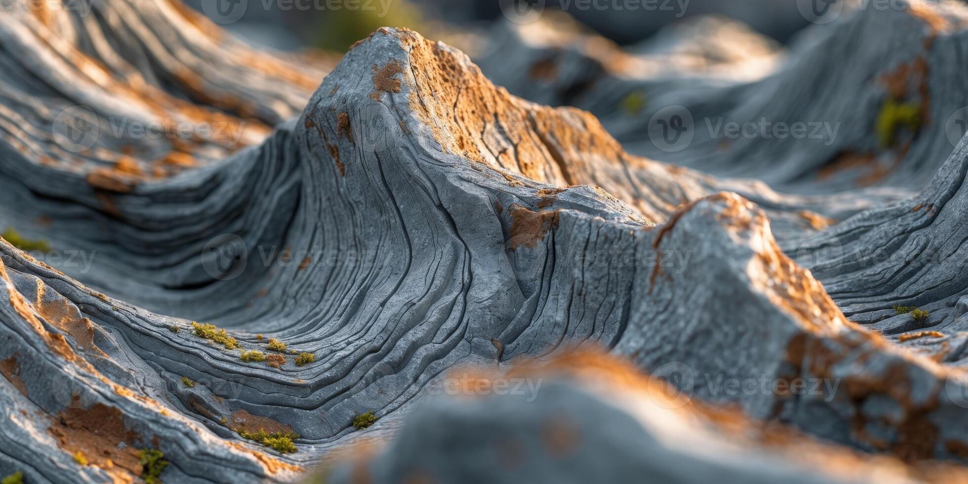 A close up of a tree trunk with moss photo