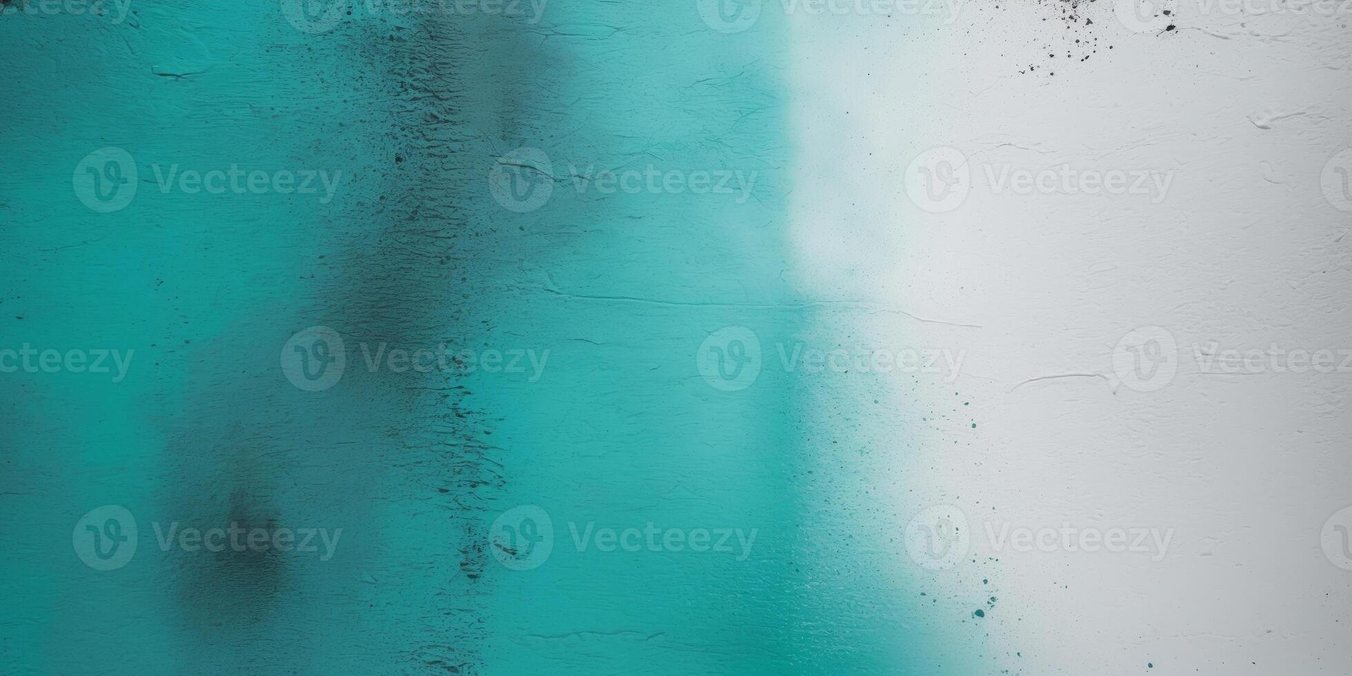 Eye catching grunge effect created by a textured background with a turquoise and white gradient. photo