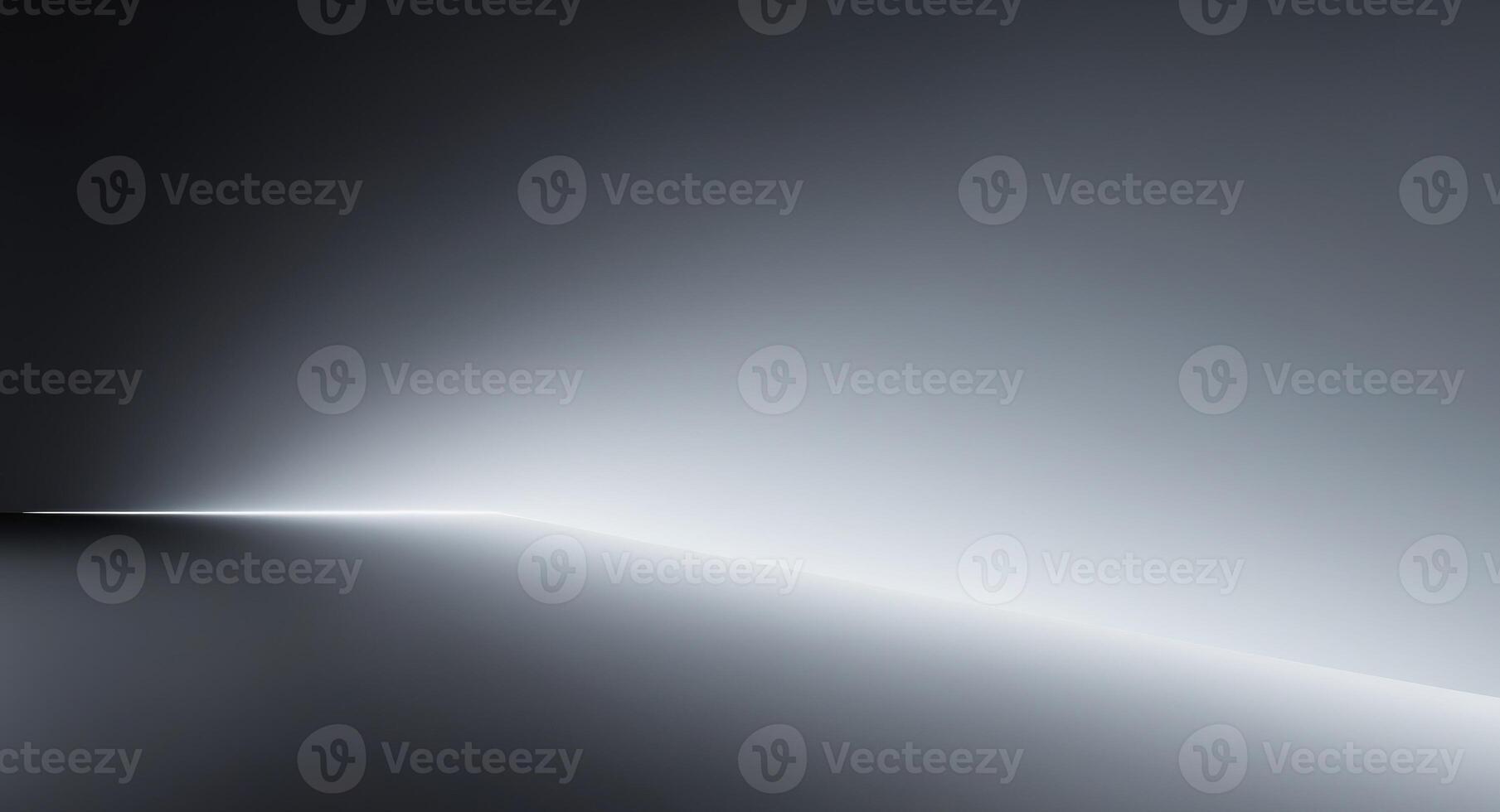 Black background Gradient that looks modern. photo