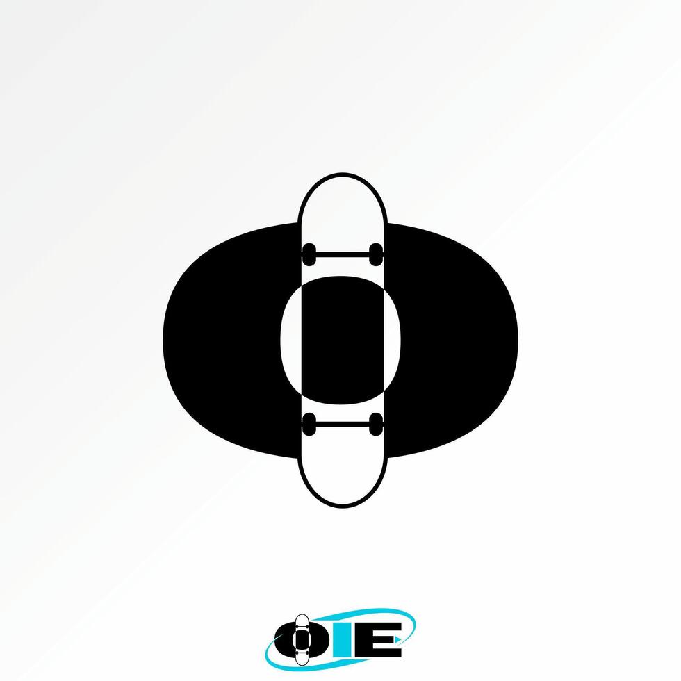 Logo design graphic concept creative premium stock image graphic initial O font skateboard youth street ride monogram typography sport clothing vector