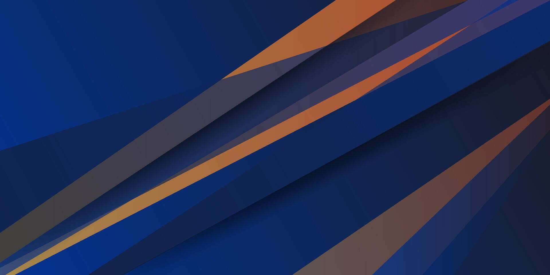 Blue and orange abstract background with shadow pattern. Paper cut overlap concept. Eps10 vector