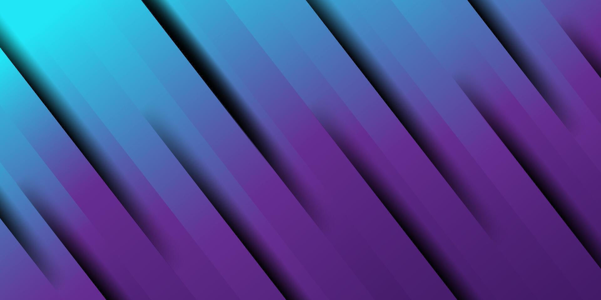 Geometric gradient dynamic background with blue and purple rectangles. Stock illustration for background. Eps10 vector