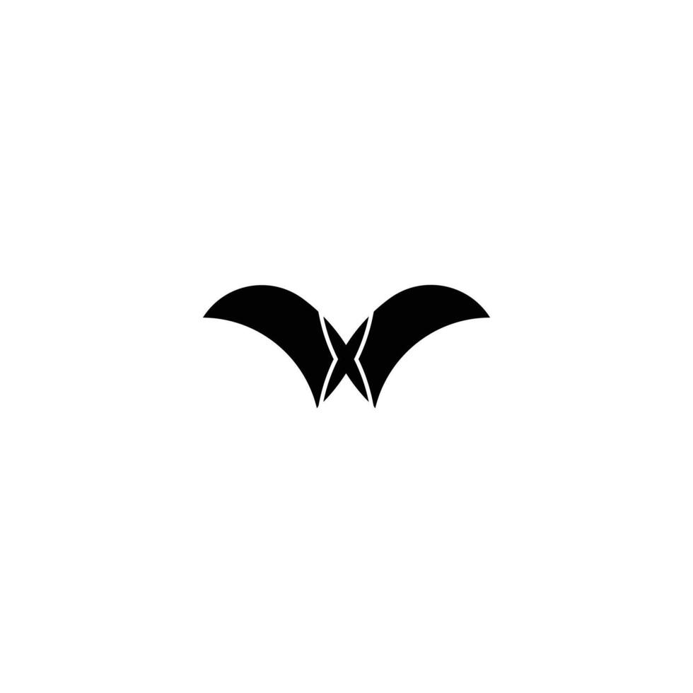 wx logo with wings vector
