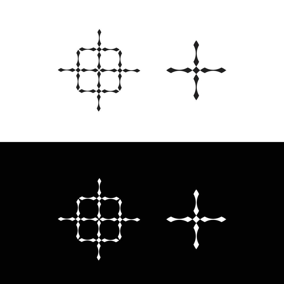 pattern logo design vector