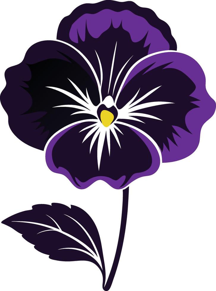 A Pansy Flower vector