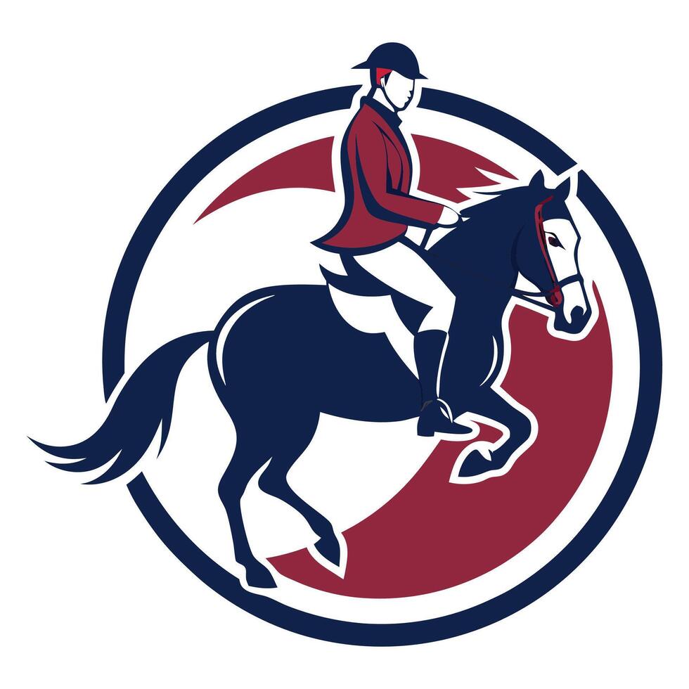 Flat design cowboy silhouette illustration style vector