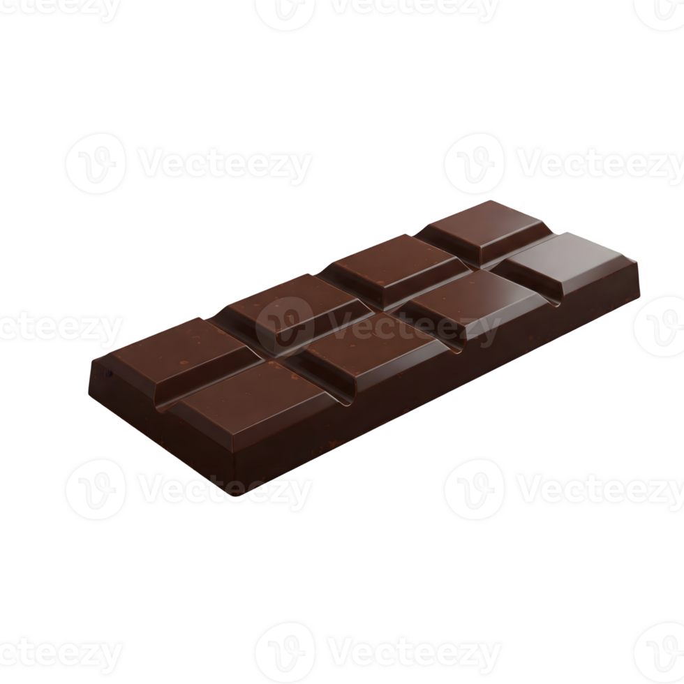 a chocolate bar on a transparent background png