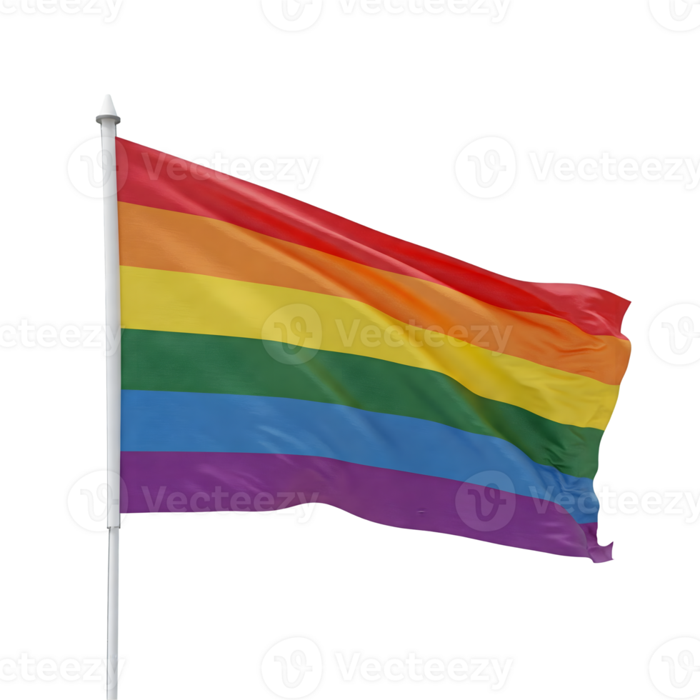 flag of the lgbt community waving in the wind png