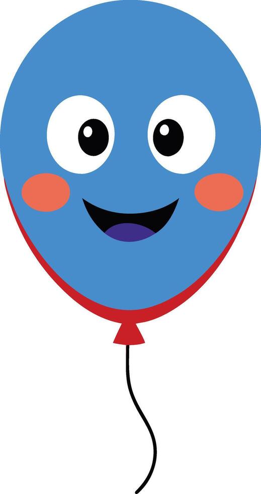 Smiling Balloons Clip art Fun and Playful vector