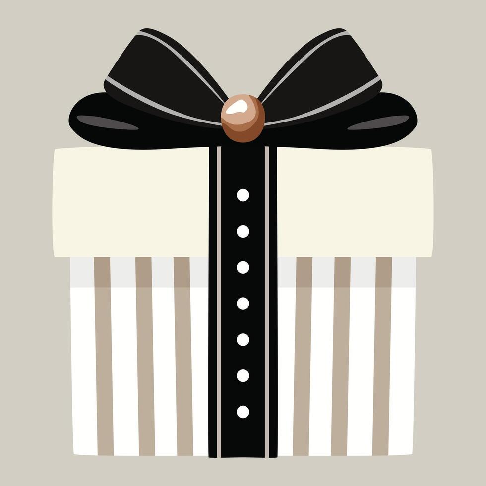 Illustration of Present with Bow vector