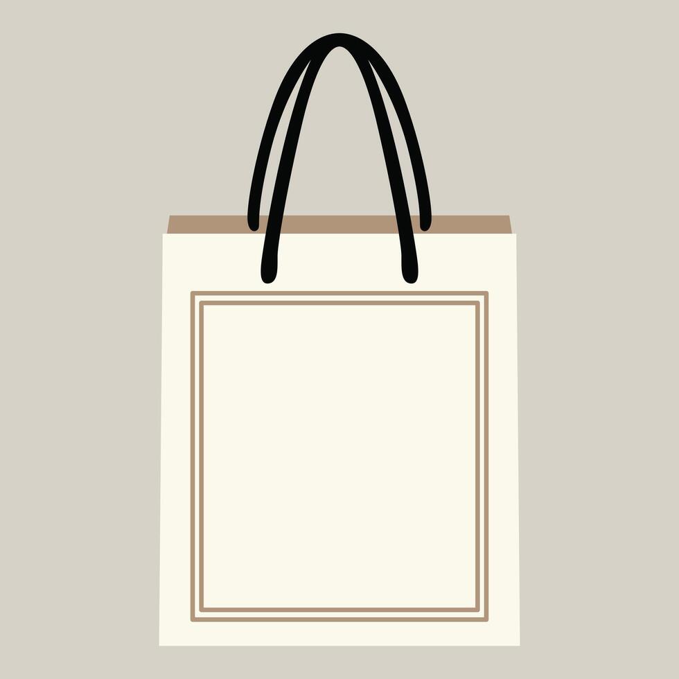Illustration of Paper Bag vector