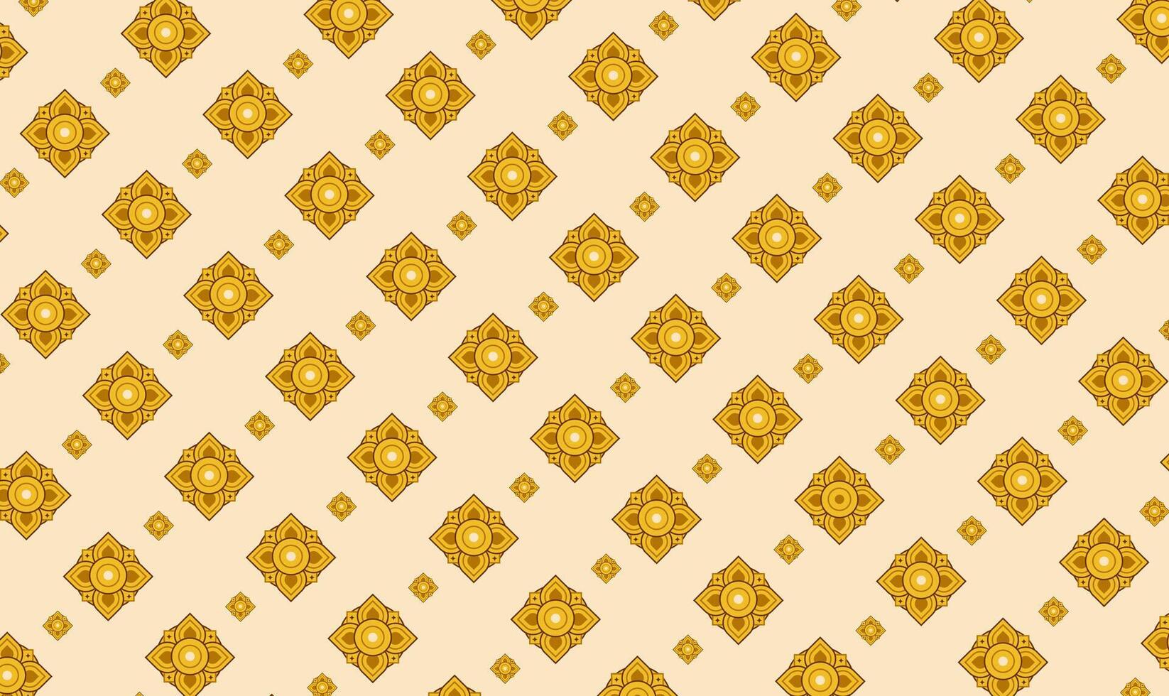 Elegant Gold and Cream Pattern Design vector