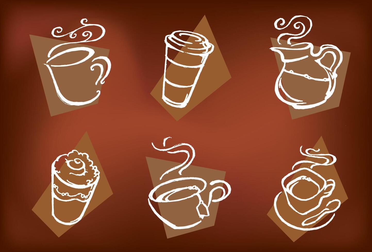Coffee Collection Sketch vector