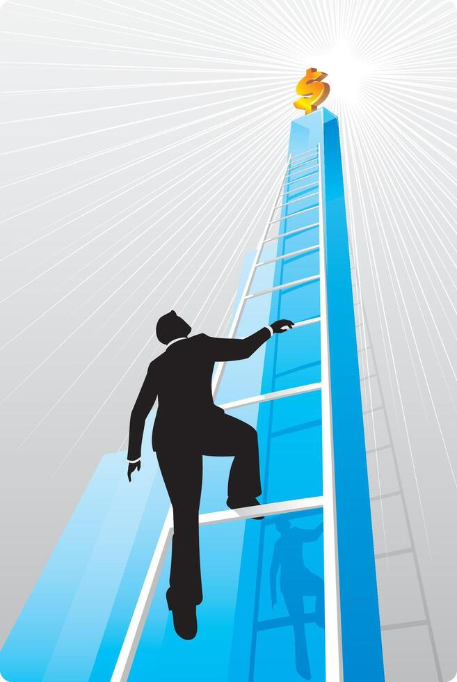 Business Goal and Growth Ambition Concept vector