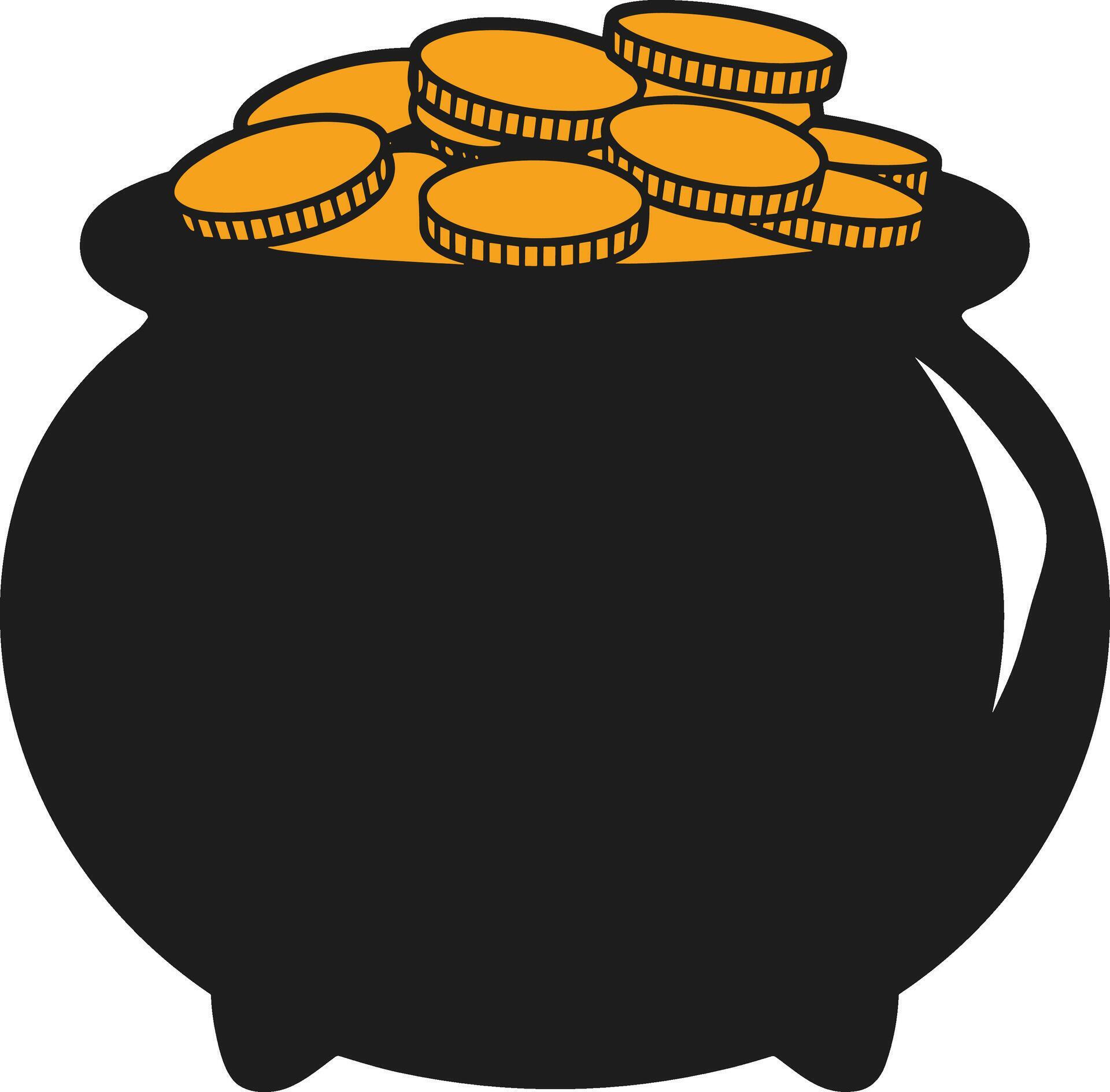 st patricks day pot of gold clip art