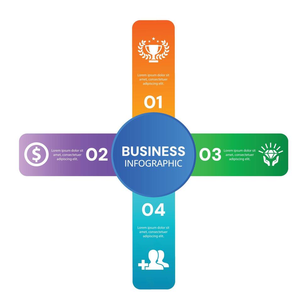 Business modern creative concept infographic charts list 3 step with icons template design vector