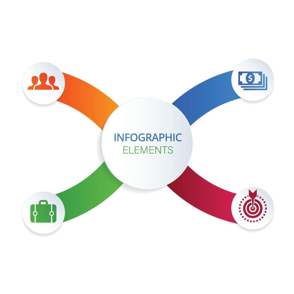 Unique infographic icon modern presentation design vector
