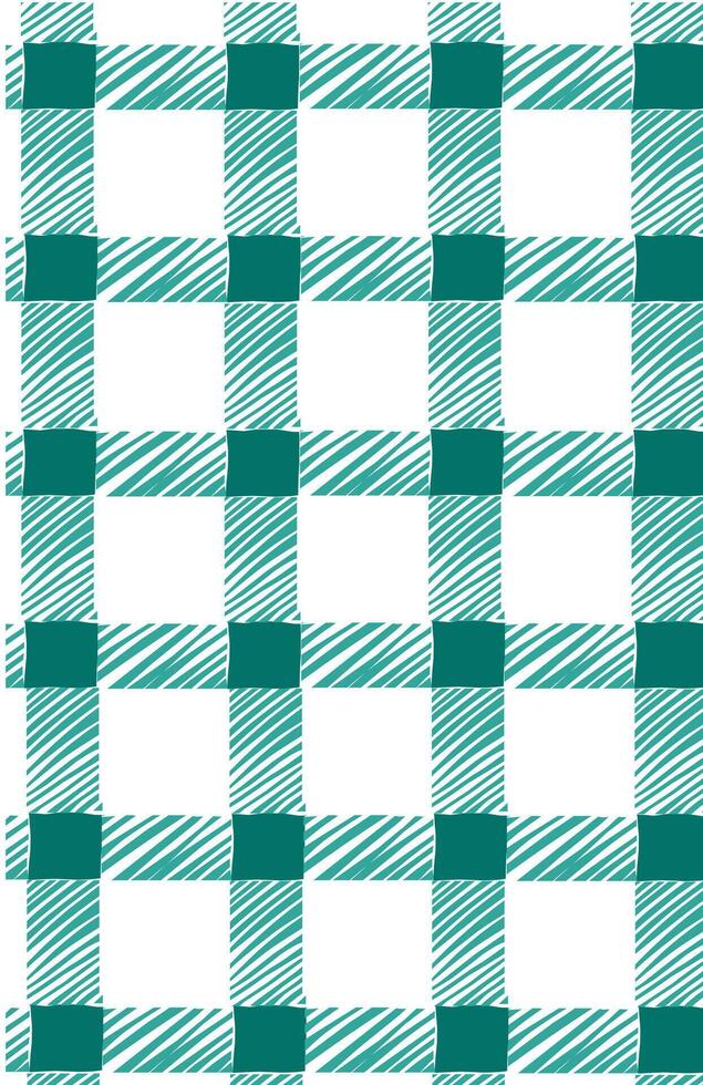 Green square textile fabric pattern background. Abstract pattern vector