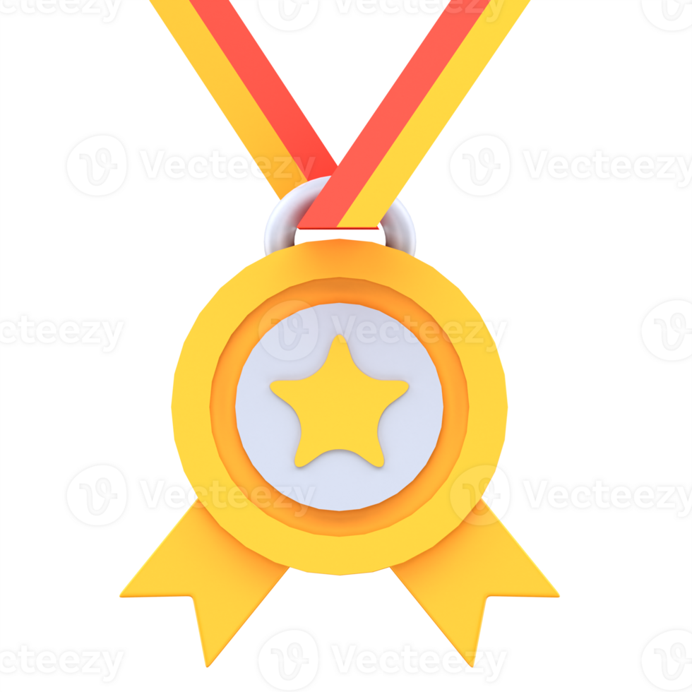 3d illustration medal png