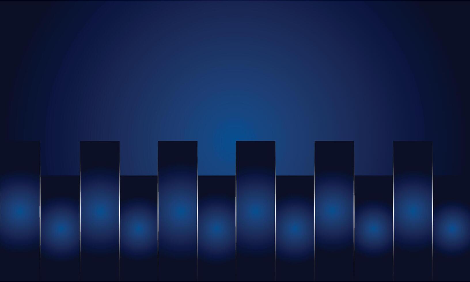 Gradient dark blue abstract background with beautiful lines. vector