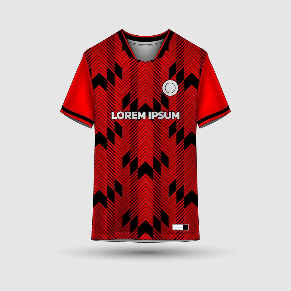 Jersey mockup for casual. Uniform front view jersey templates for soccer, football, volleyball, badminton, e-sports, casual vector