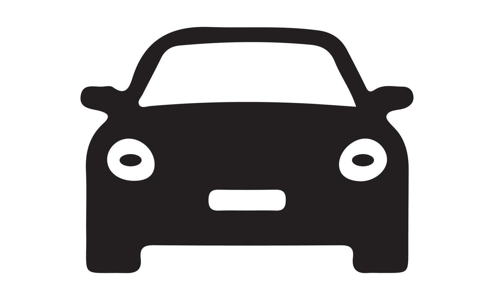 various car simple silhouette.Car icon black on white background. Illustration. symbol. vector