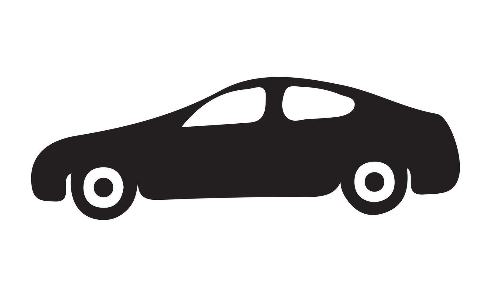 car icon, car pirctogram flat icon vector