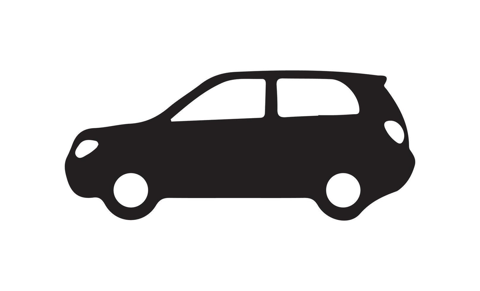 Car monochrome icon set. Simple solid style. Pictogram, silhouette, automotive, black, shape, flat sign, symbol, vector
