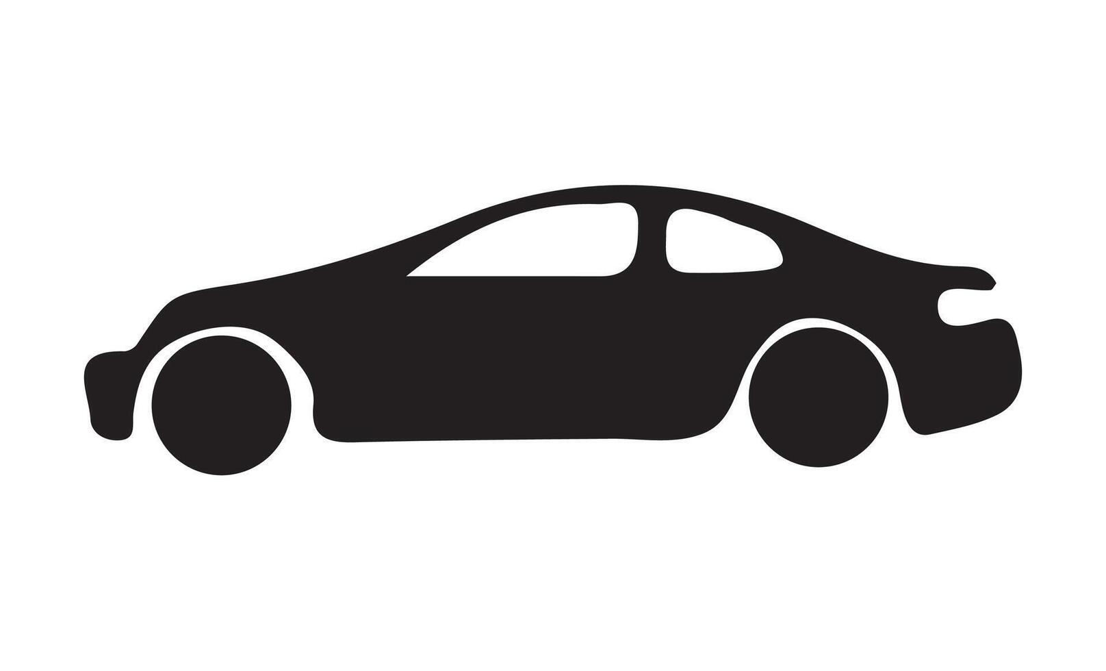 Car Icon. Auto style car logo design with concept sports vehicle icon silhouette vector