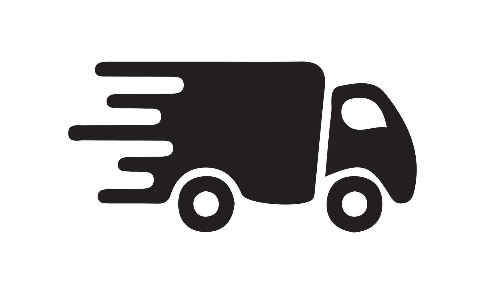 Fast delivery car icon, vector