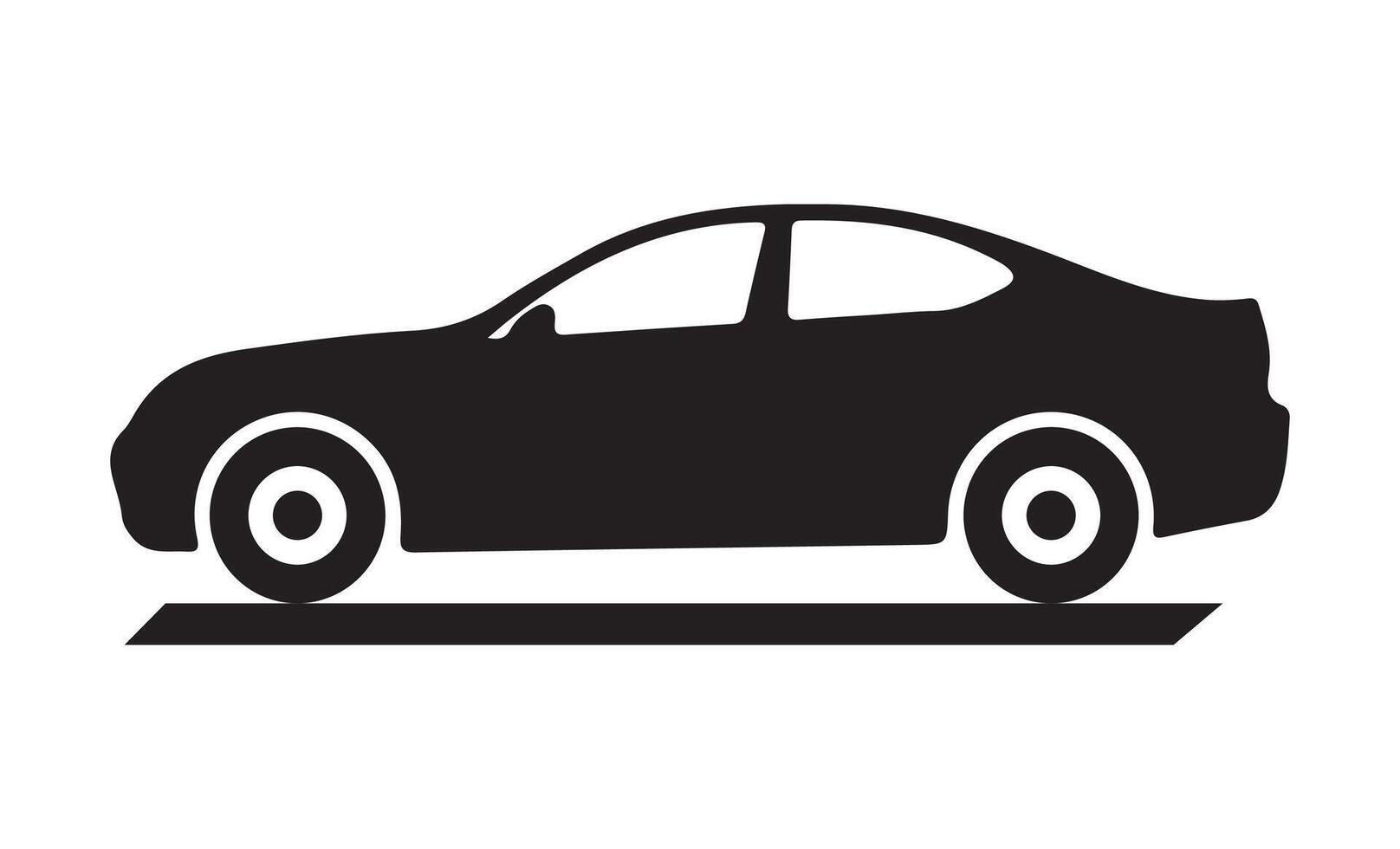 Cars icon, isolated. Black Car icons. Automobile vector