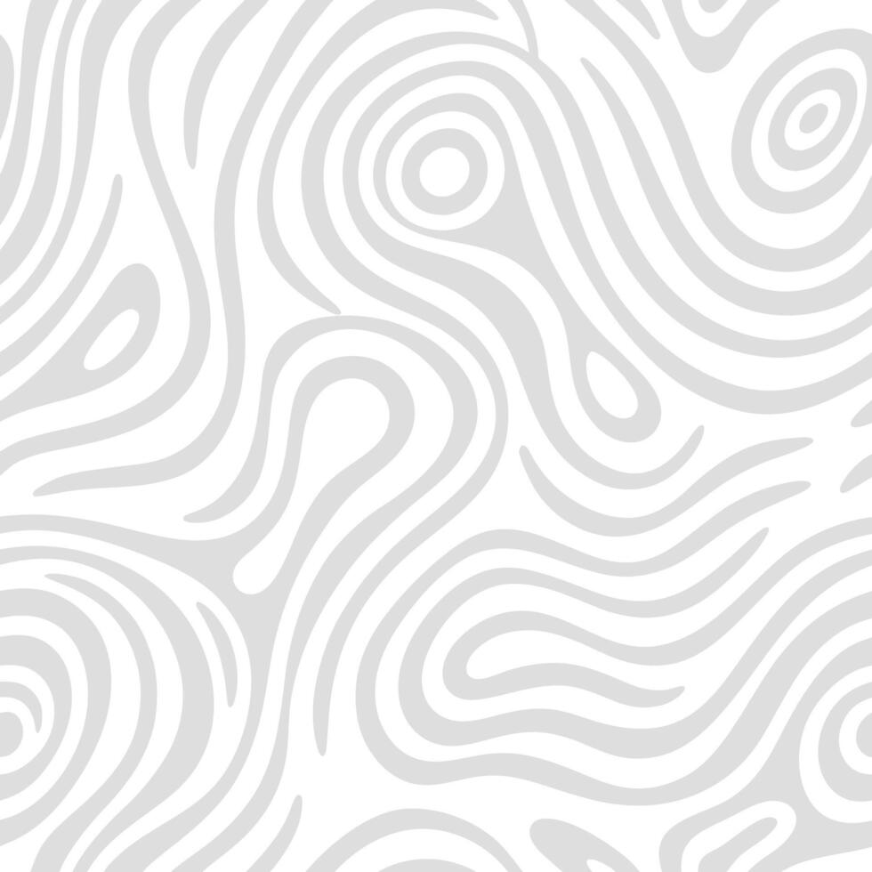 Abstract pattern gray color fluid curves Abstract texture with thin monochrome wavy stripes. Creative distorted background. vector