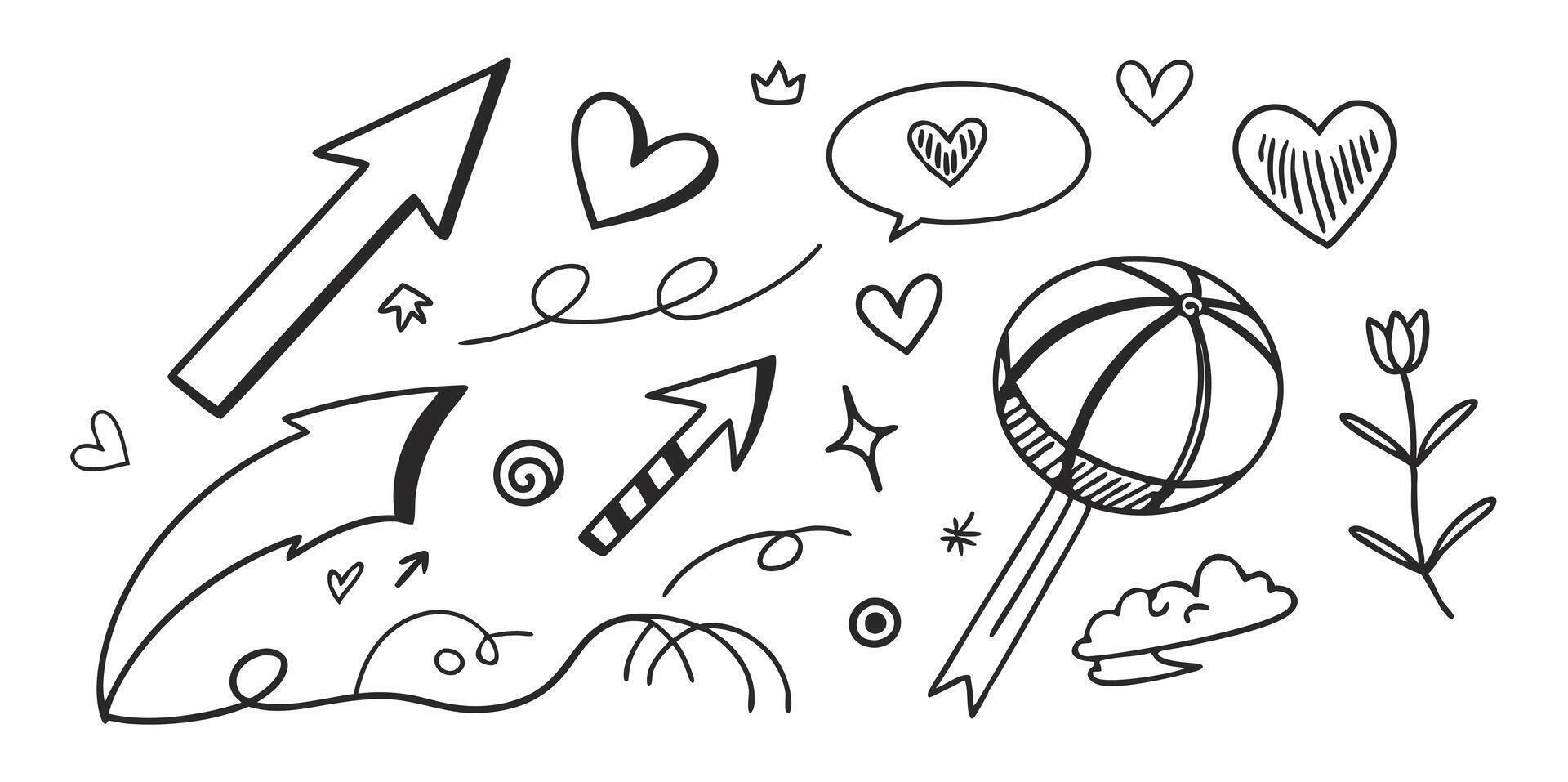 Dynamic Doodle Collection vector