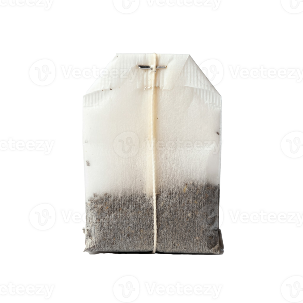 tea bag with a blank label, product display mockup png