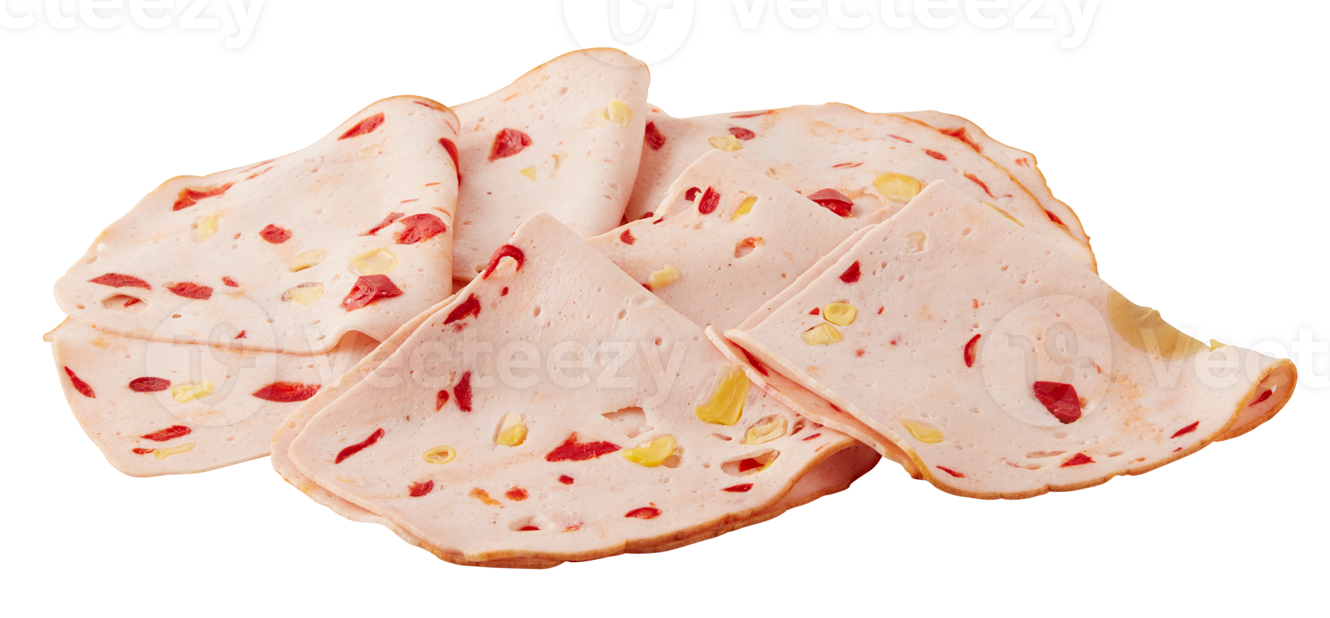 fresh pork ham with grains cut out isolated transparent background png