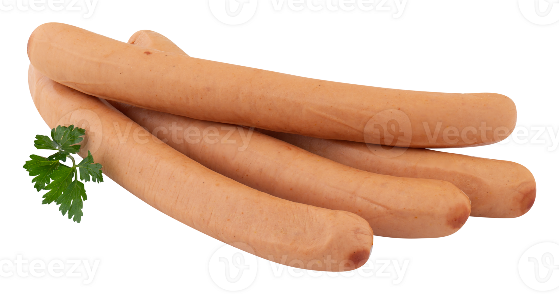 long sausage cut out isolated transparent background png